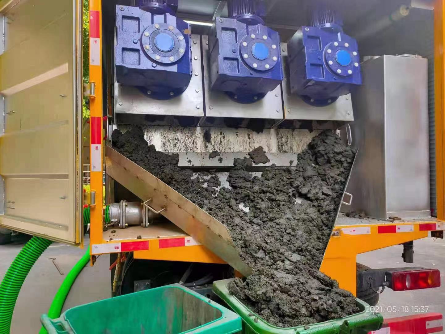 召陵化粪池清掏城市维护站-泥浆净化干湿分离处理